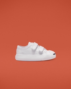 Converse Easy-On Jack Purcell Lány Rövidszárú Fehér | DLGCSPO-HU